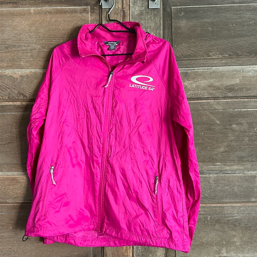 Latitude 64 Windbreaker Pink Women’s Disk Golf Size XXL‎